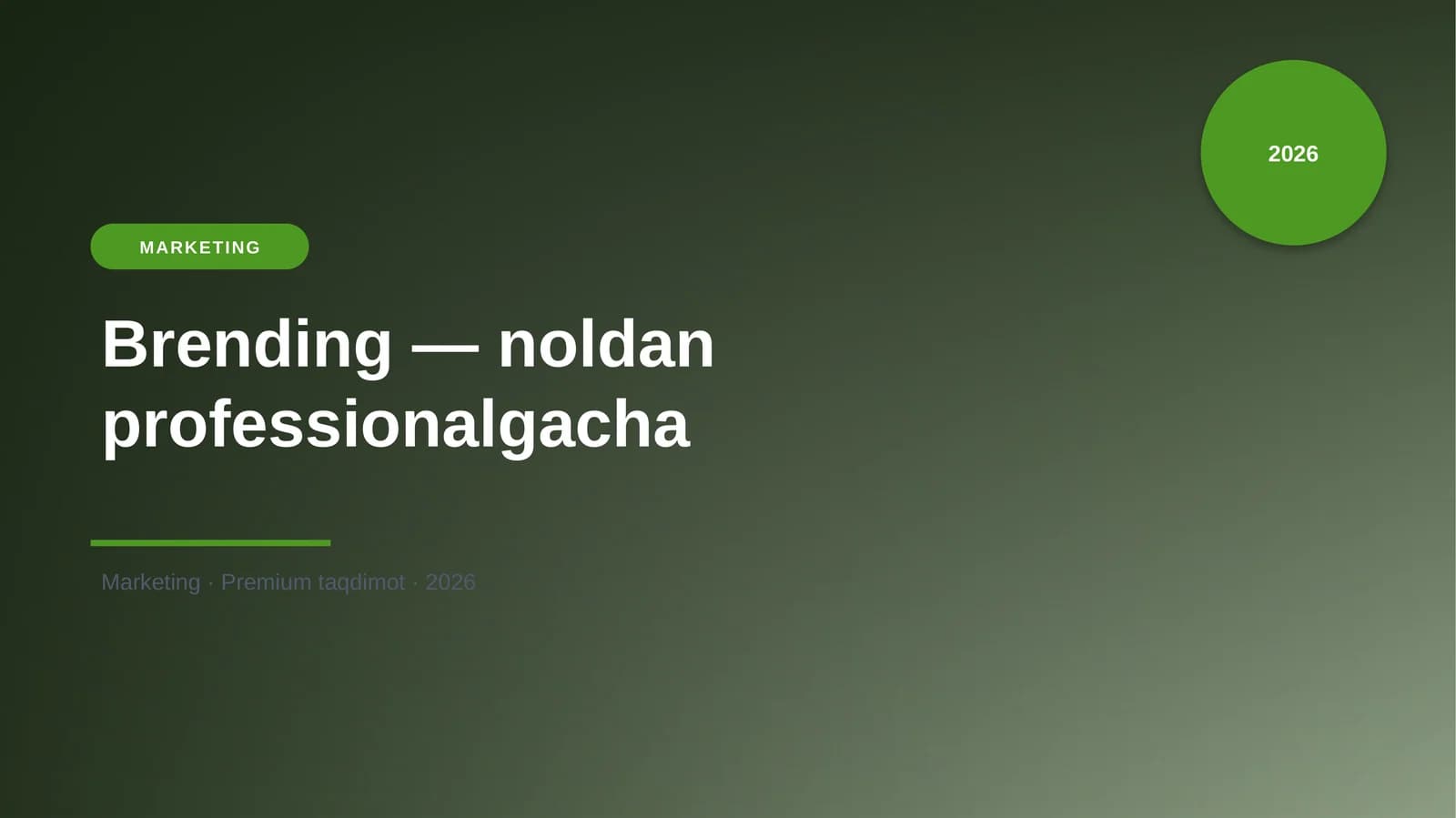 Brending — noldan professionalgacha