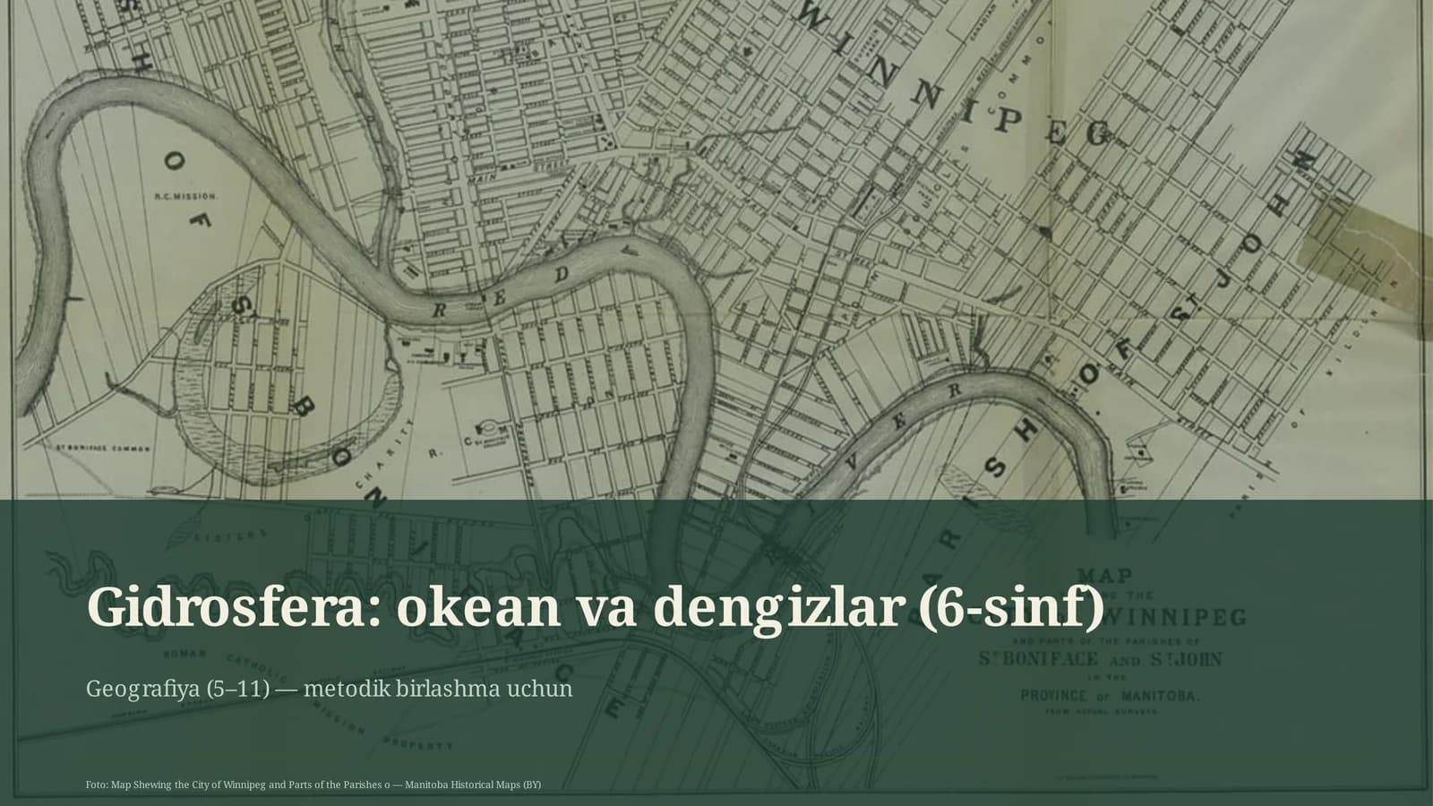 Gidrosfera: okean va dengizlar (6-sinf)