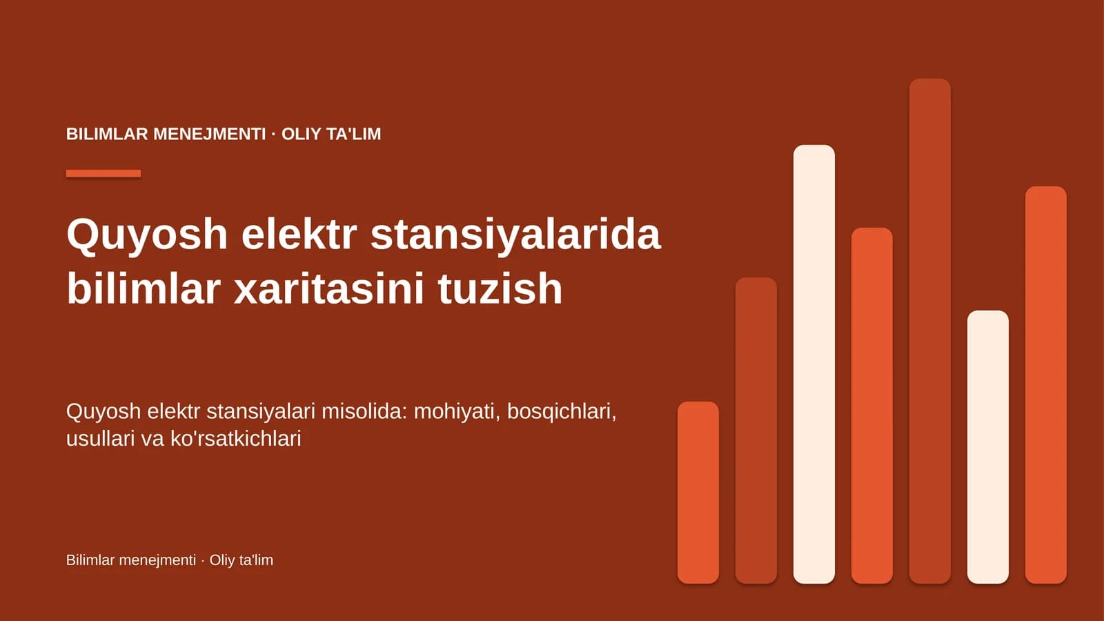 quyosh elektr stansiyalarida bilimlar xaritasini tuzish 4381