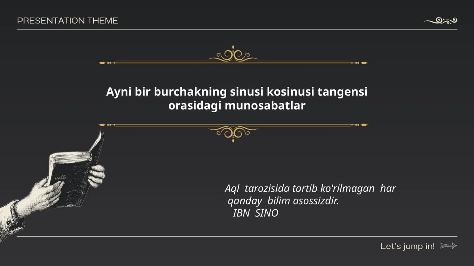 Sinus va Kosinus ta'riflari