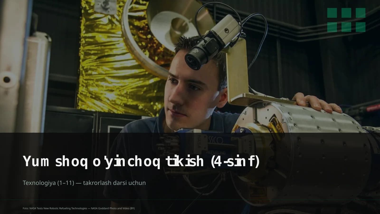 Yumshoq o'yinchoq tikish (4-sinf)