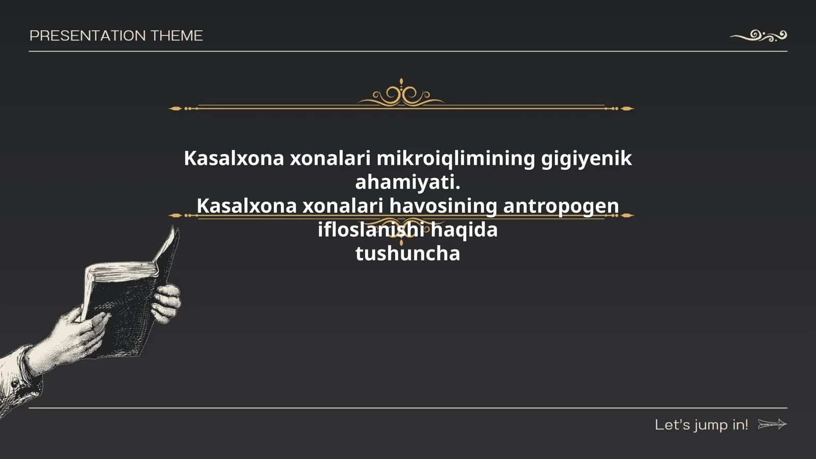 Kasalxona xonalari mikroiqlimining gigiyenik ahamiyati