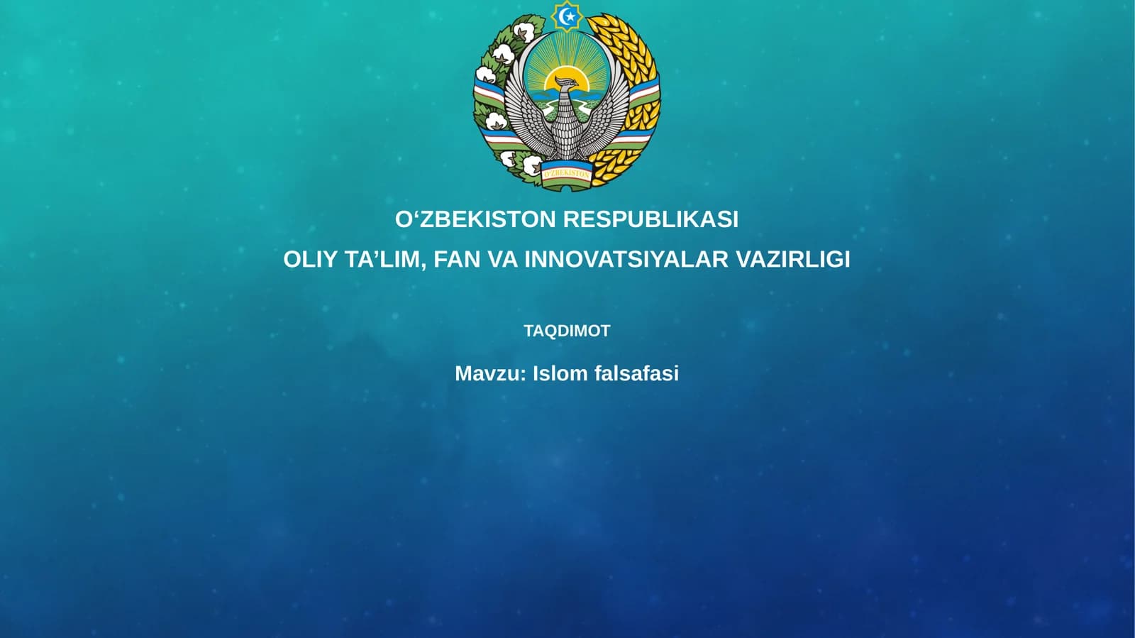 Islomfalsafasi