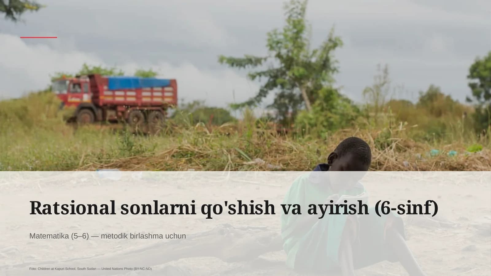 Ratsional sonlarni qo'shish va ayirish (6-sinf)