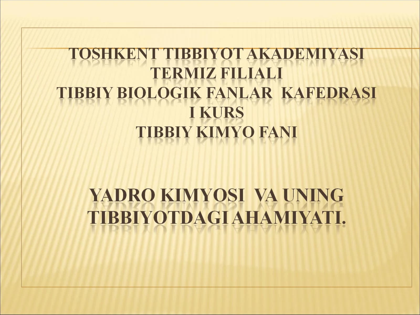 Radiatsiya va radioizotoplar