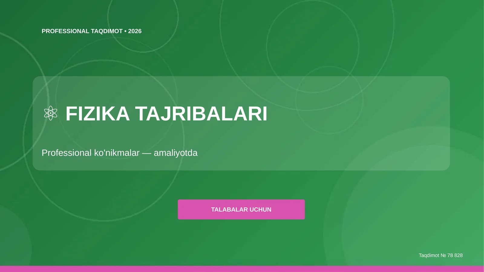 Fizika Tajribalari