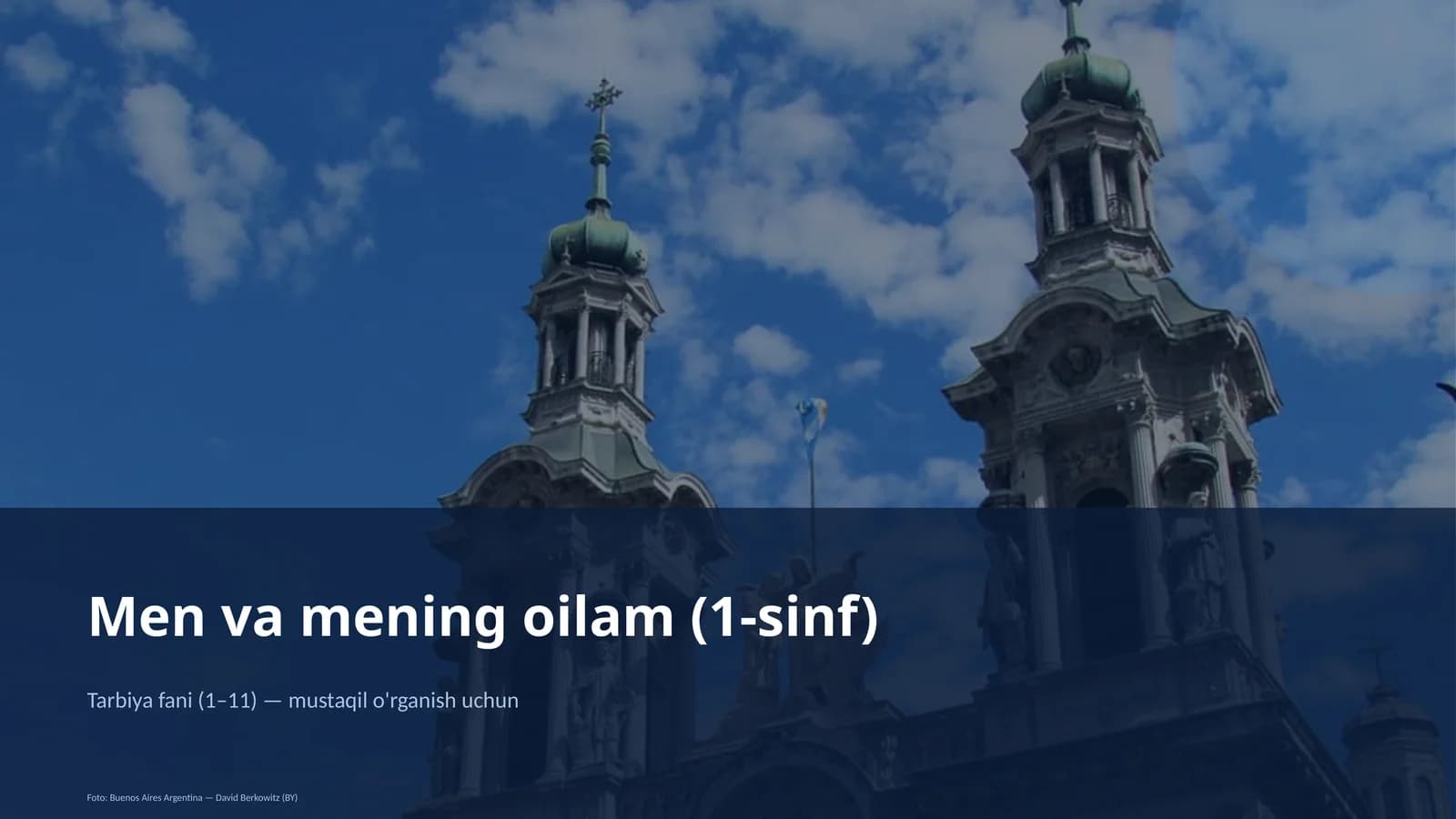 Men va mening oilam (1-sinf)
