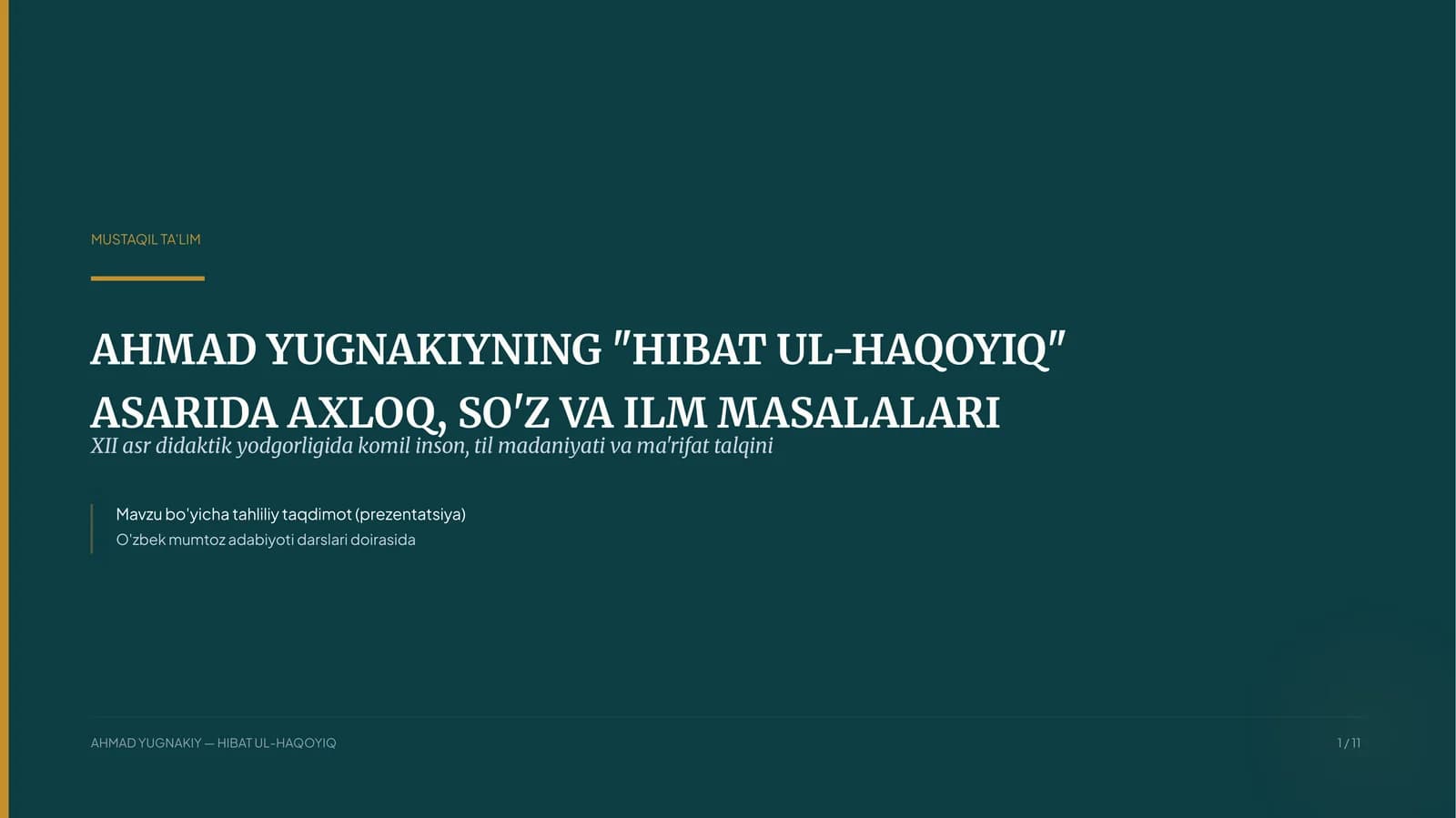 HIBAT UL-HAQOYIQ