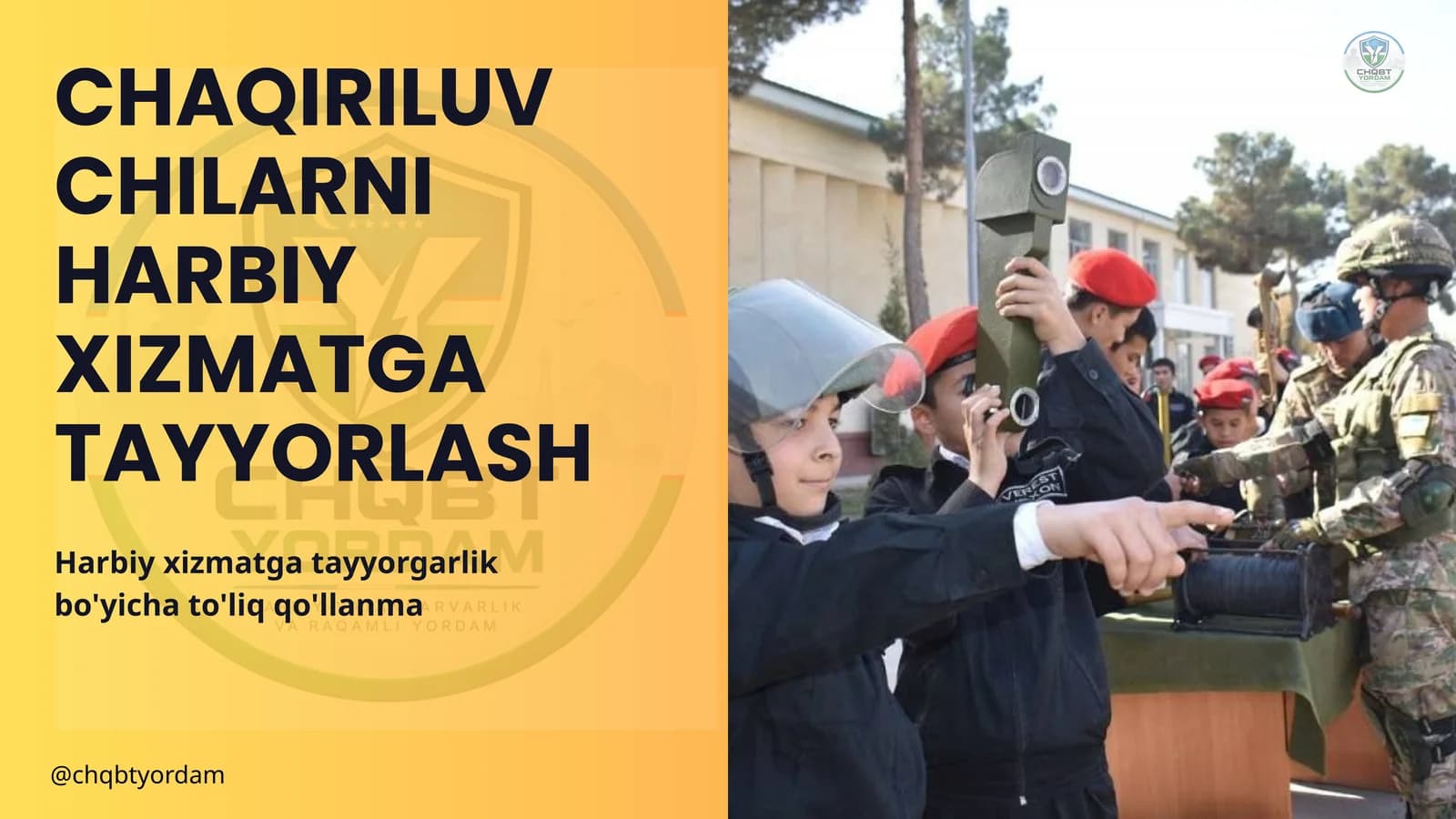 Harbiy xizmatga tayyorgarlik bo'yicha to'liq qo'llanma