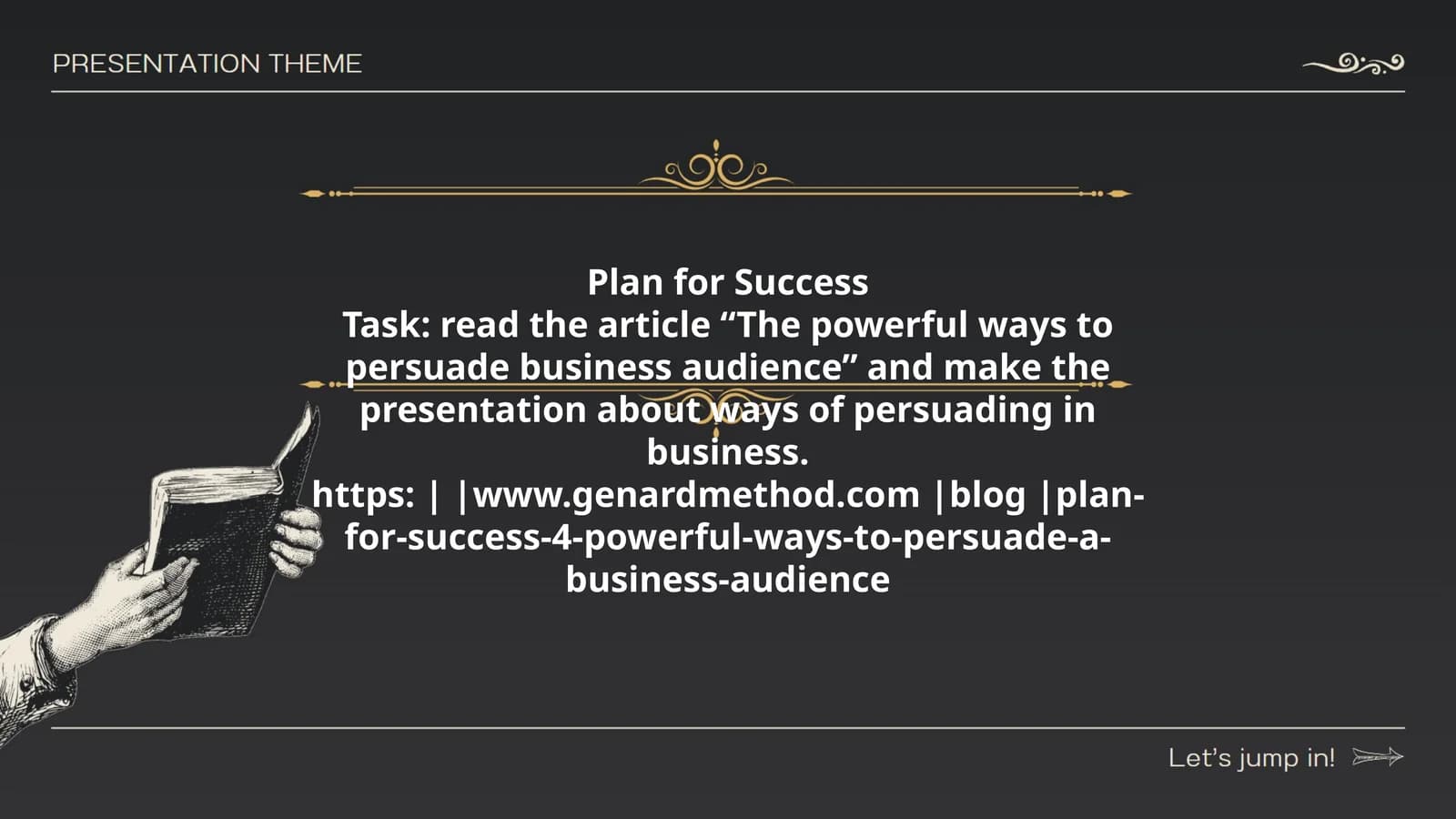 Plan for Success