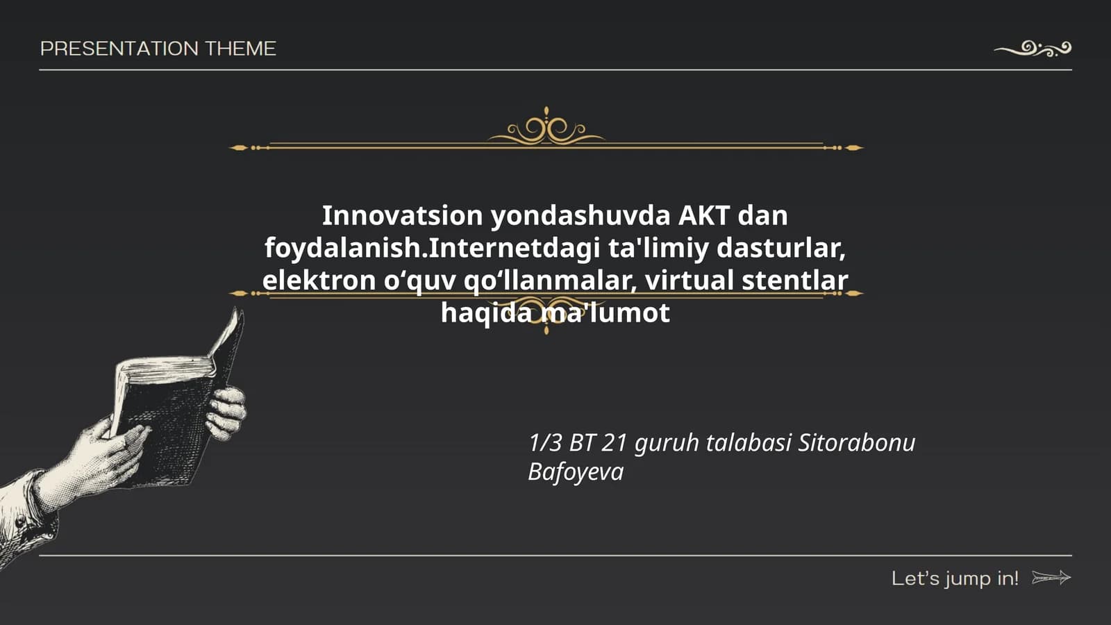 Innovatsion yondashuvda AKT dan foydalanish