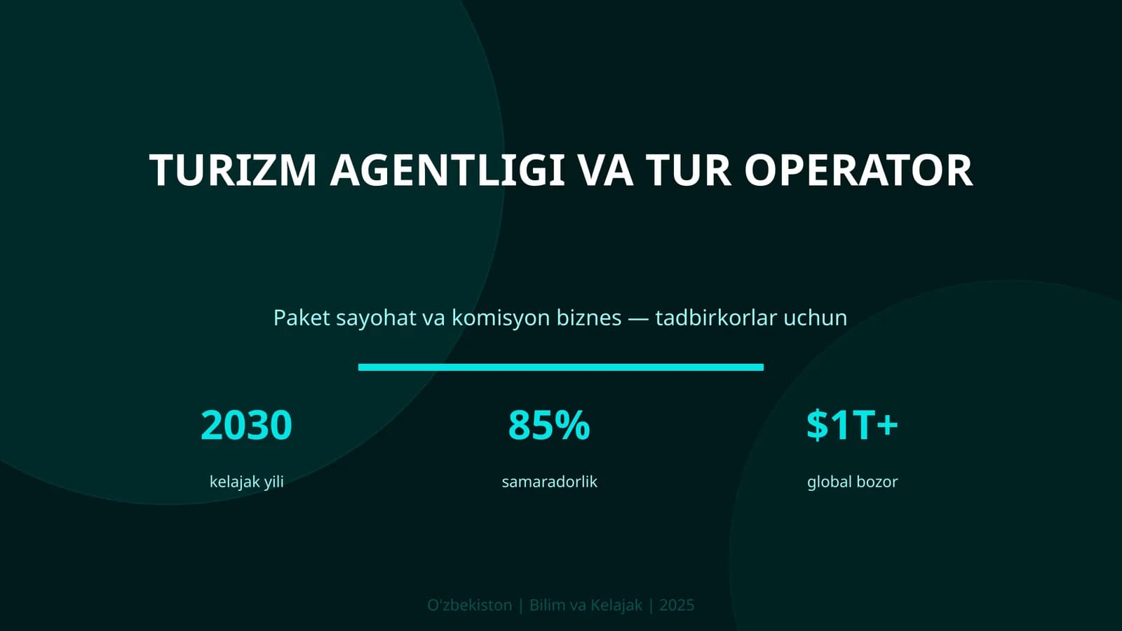 Turizm agentligi va tur operator