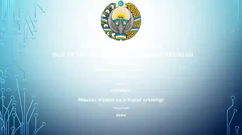 Vijdon va e'tiqod erkinligi