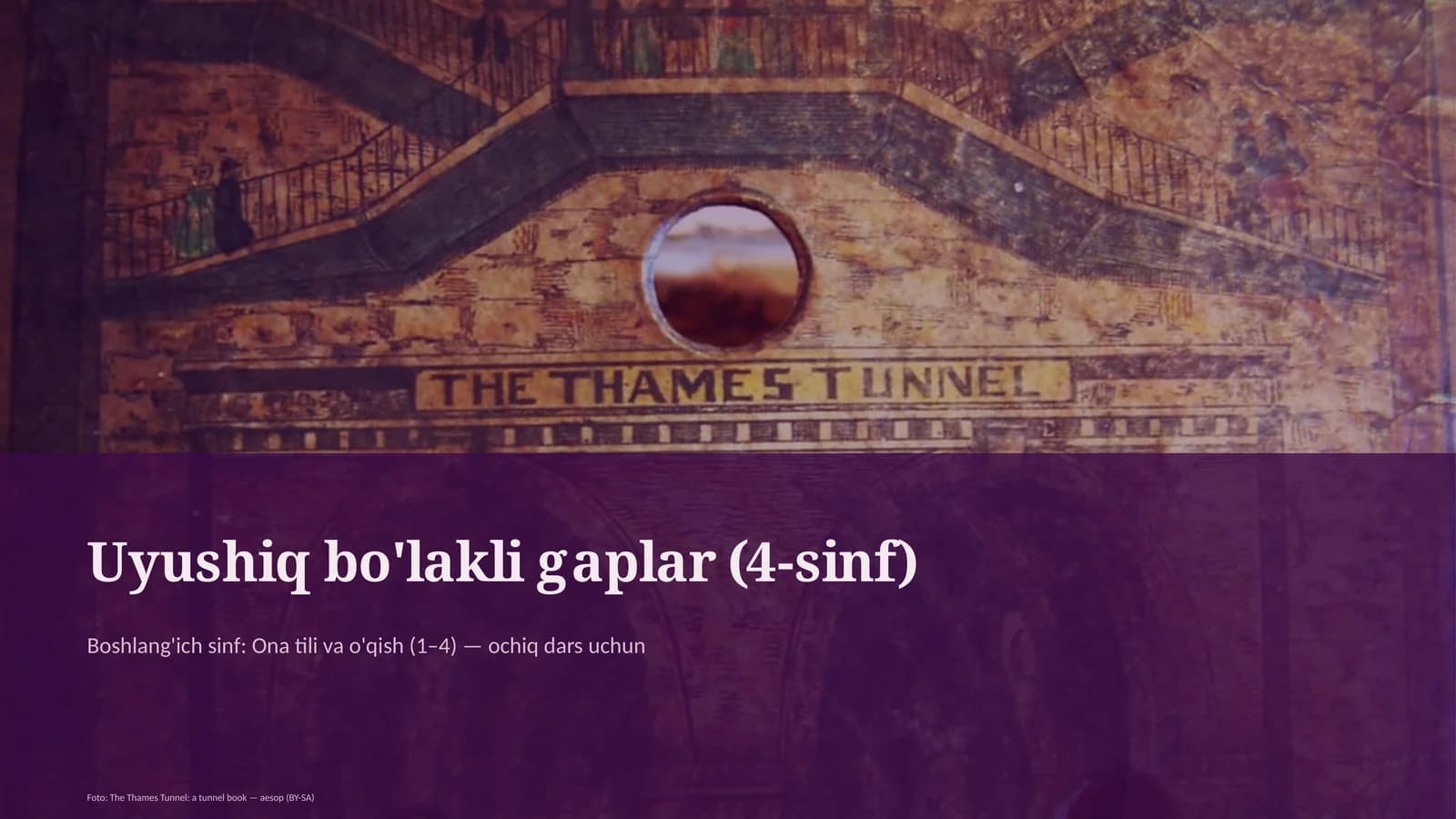 Uyushiq bo'lakli gaplar (4-sinf)