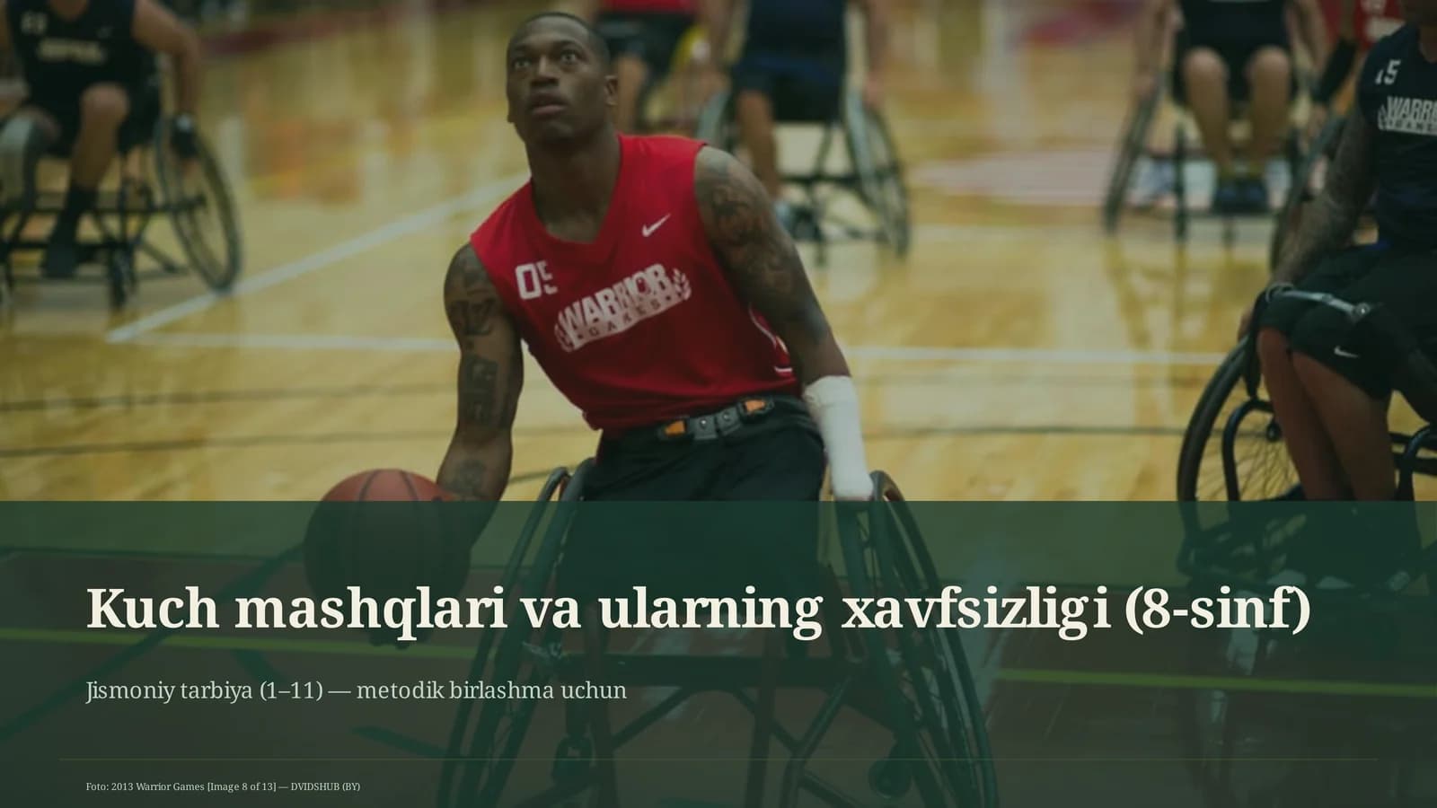 Kuch mashqlari va ularning xavfsizligi (8-sinf)