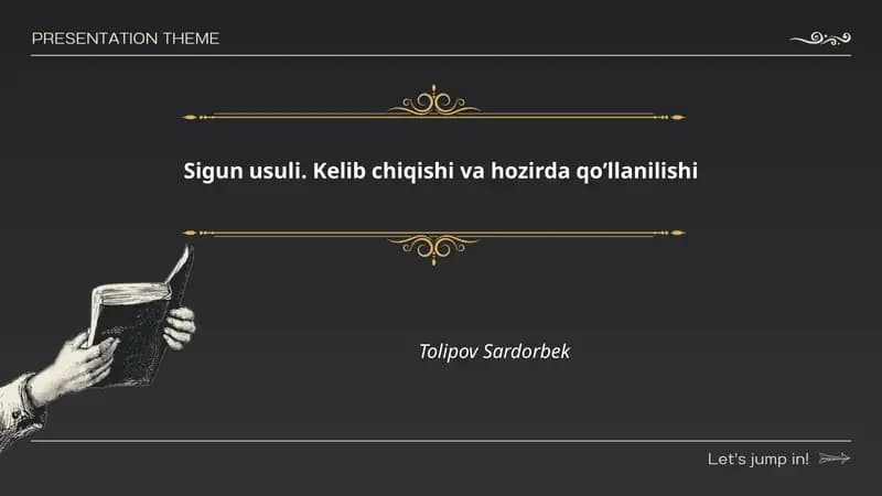 Sigun Usuli