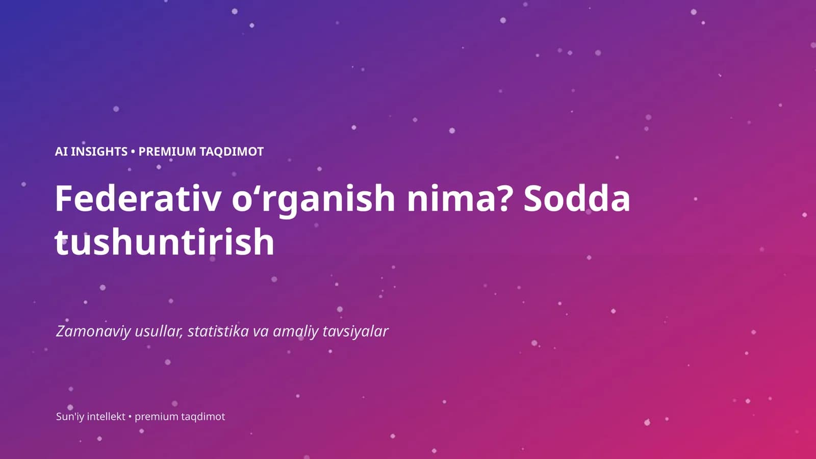 PREMIUM TAQDIMOT