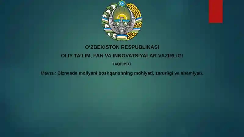 Moliya menejmenti