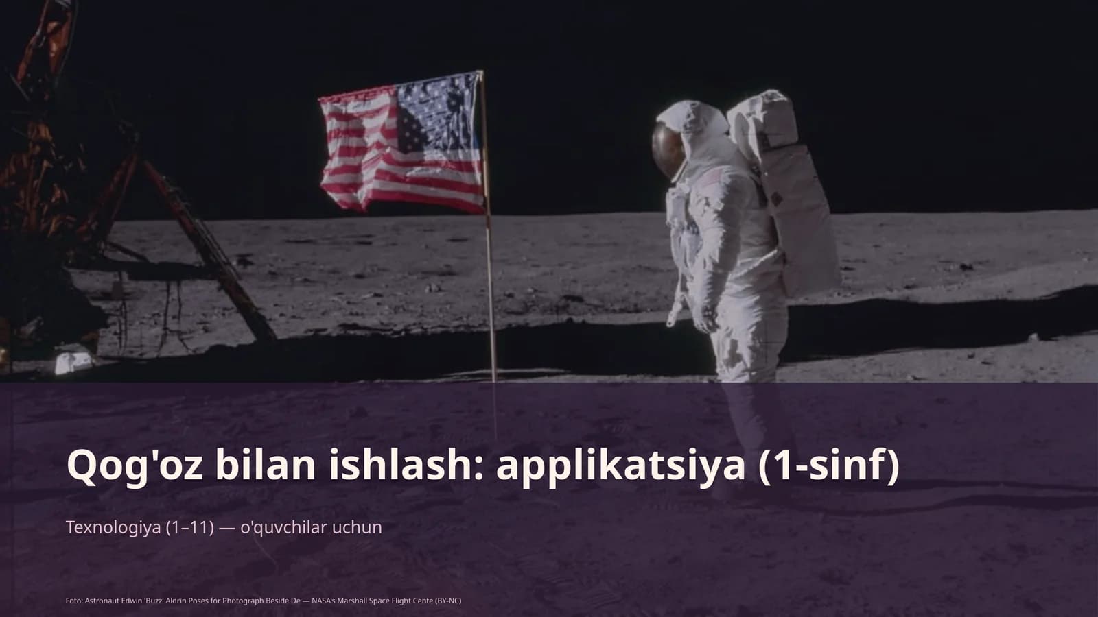 Qog'oz bilan ishlash: applikatsiya (1-sinf)