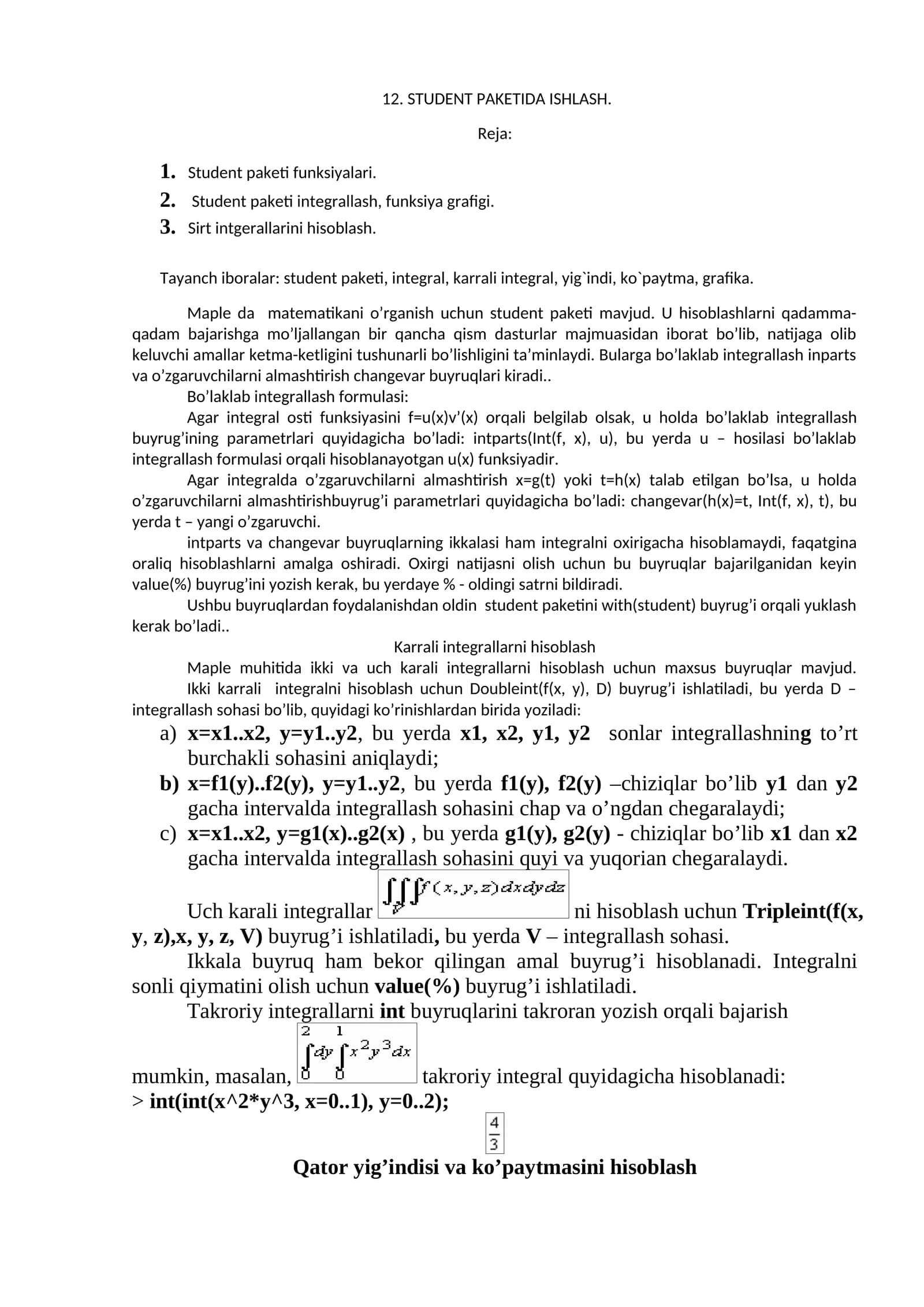 Student Paketi