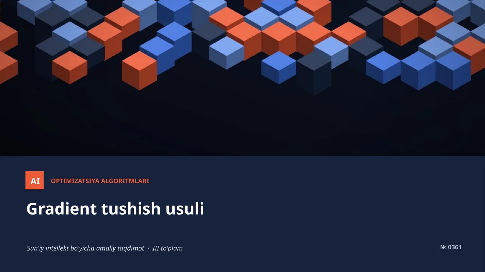 Optimizatsiya Algoritmari
