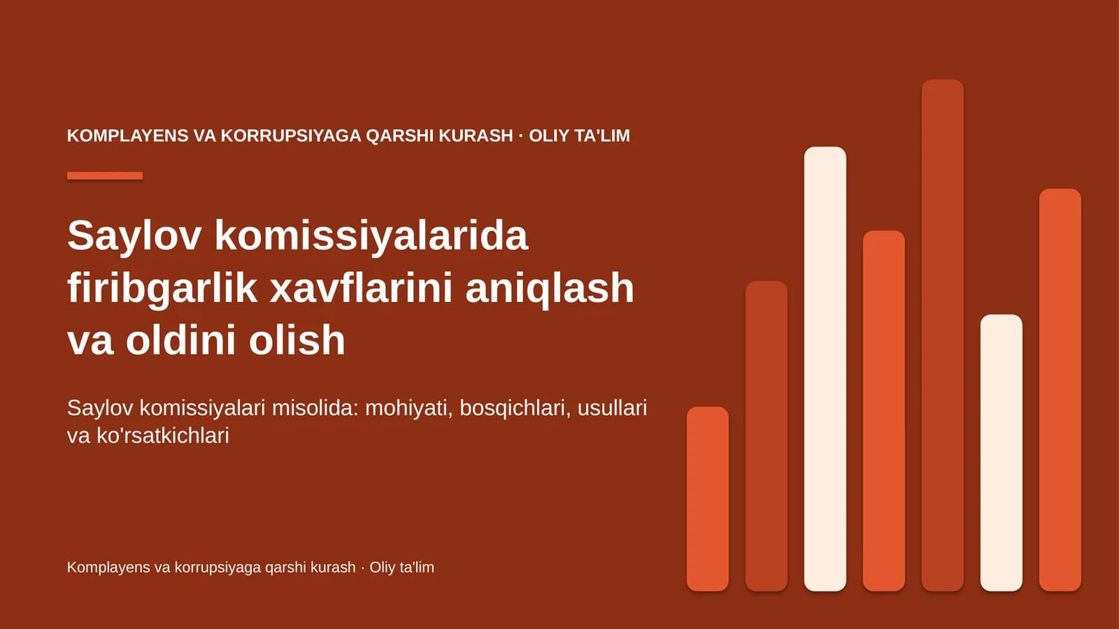 saylov komissiyalarida firibgarlik xavflarini aniqlash va oldini olish 2422