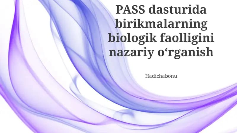 PASS dasturi