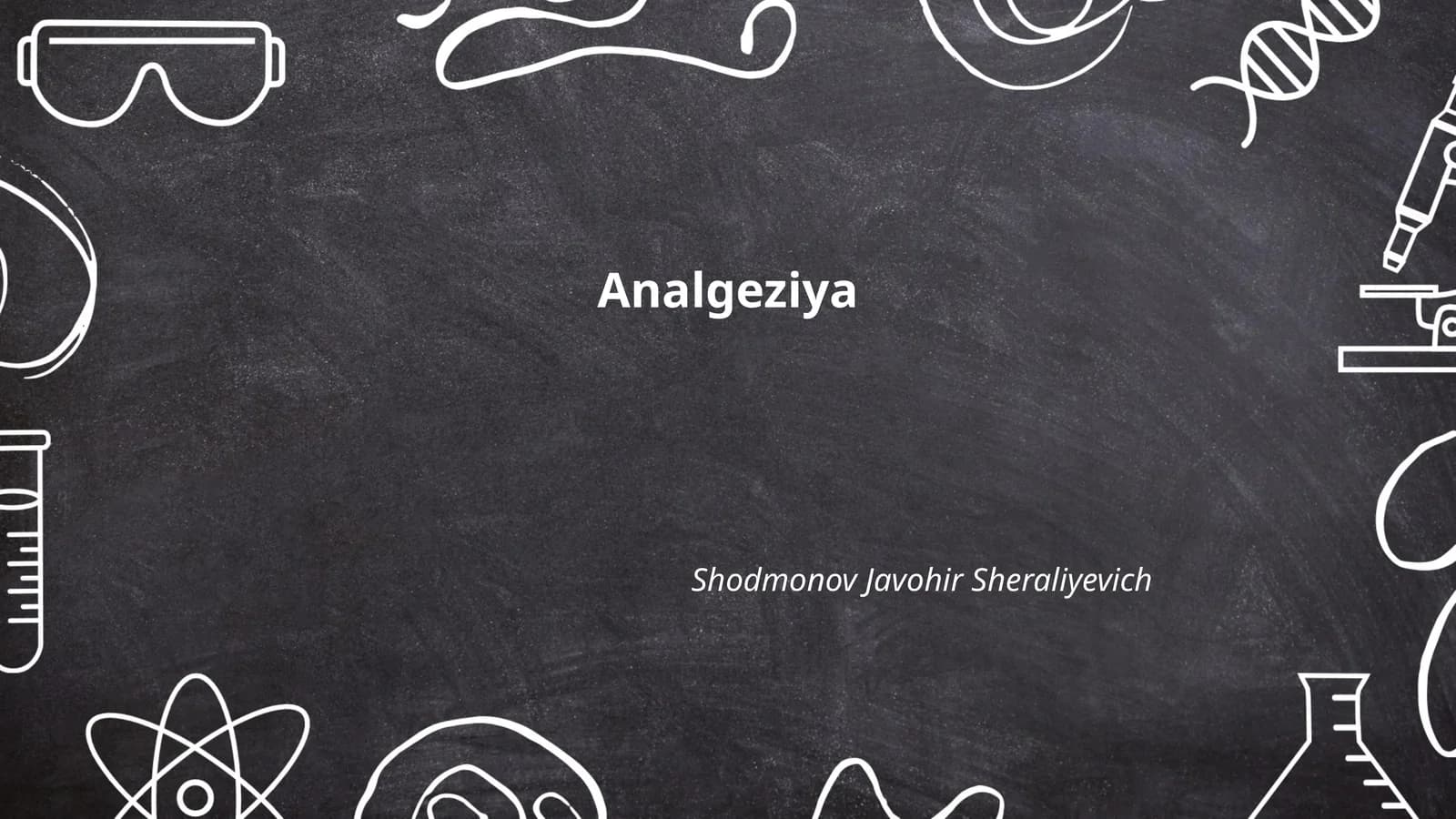 Analgeziya