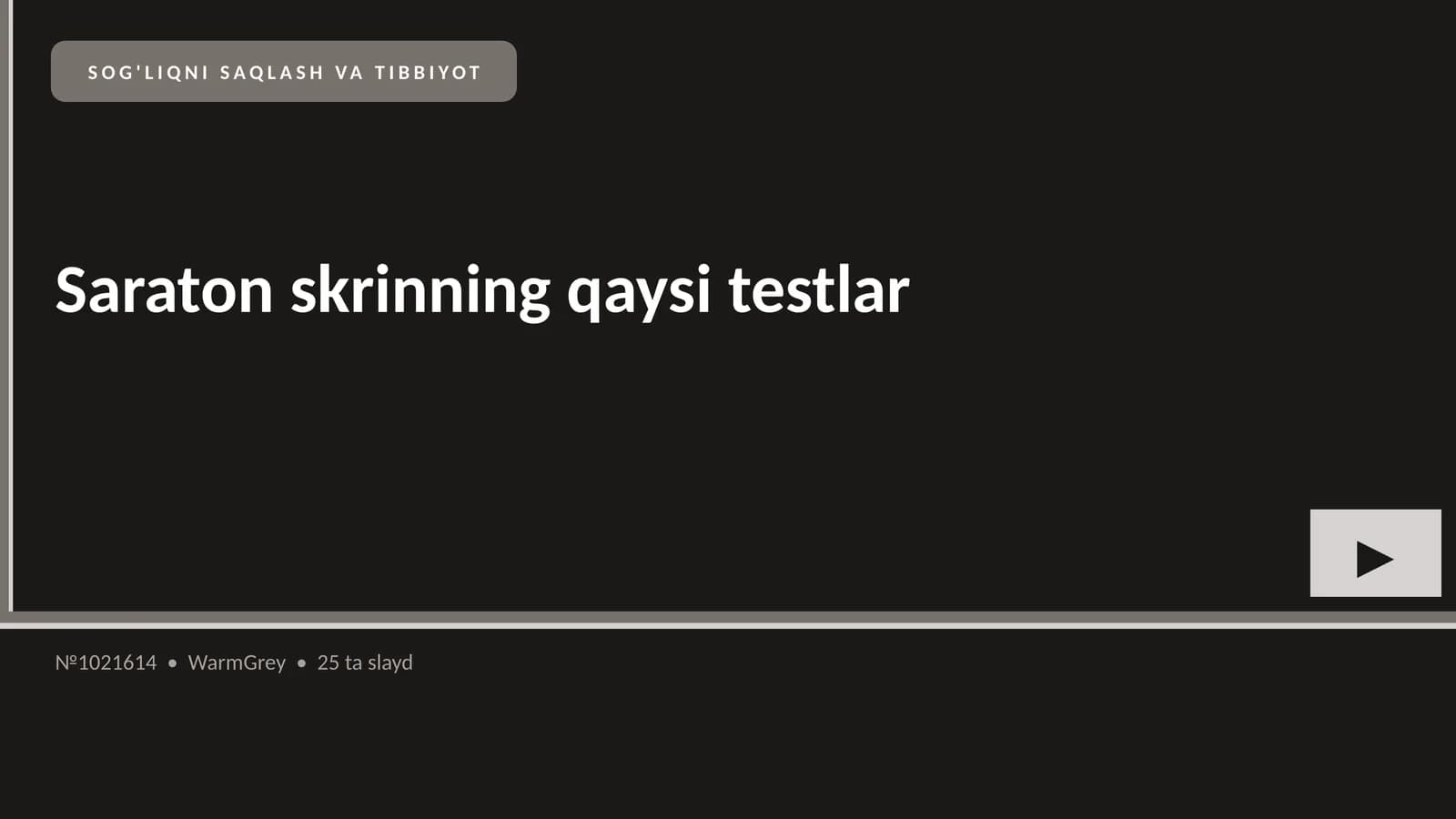 SARATON SKRINNING QAYSI TESTLAR