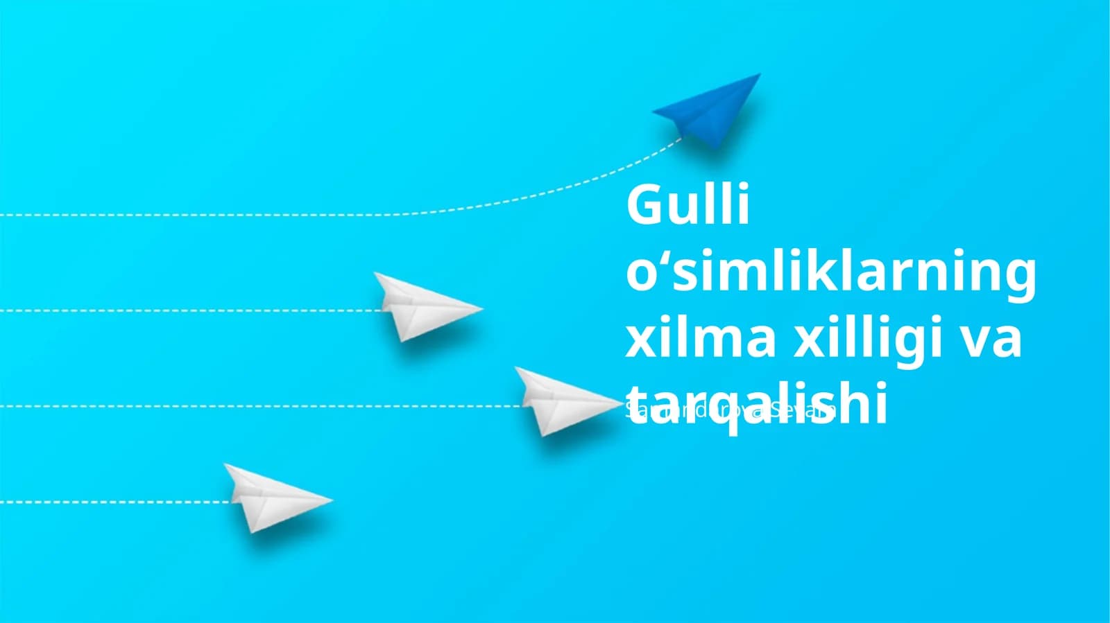 Gulli oʻsimliklarning xilma xilligi va tarqalishi