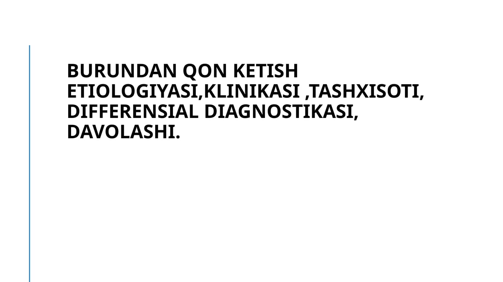Burundan qon ketish etiologiyasi