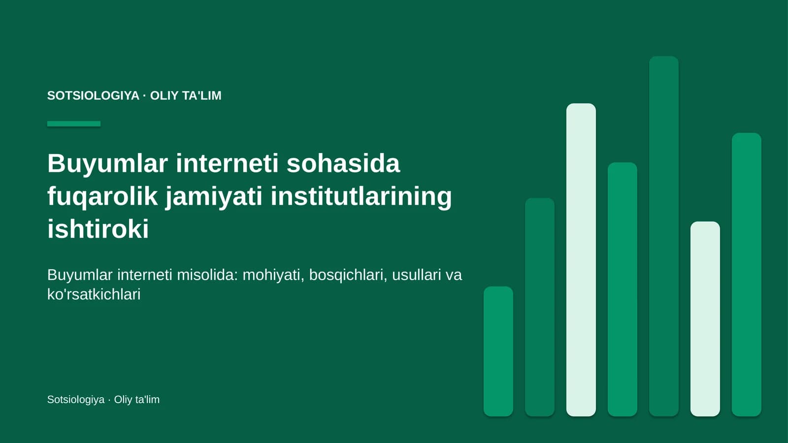 Fuqarolik jamiyati institutlari ishtiroki: mohiyati