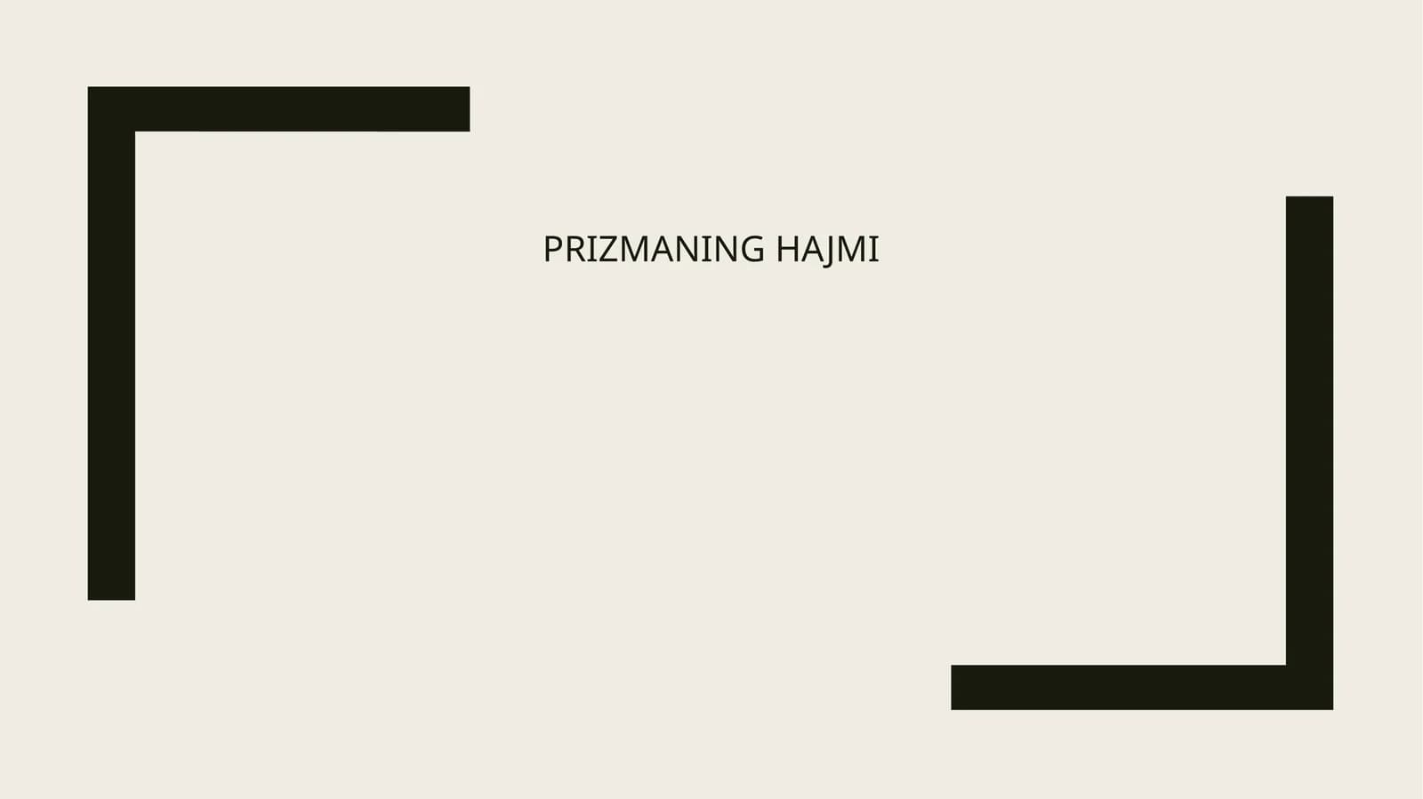Prizmaning hajmi