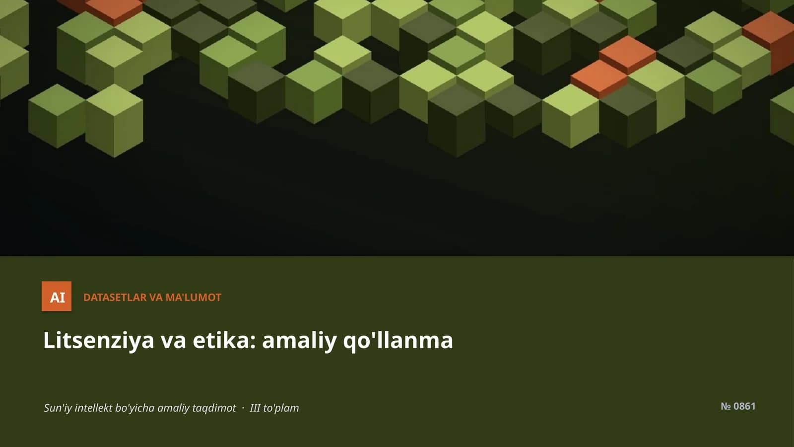 Litsenziya va etika: amaliy qo'llanma