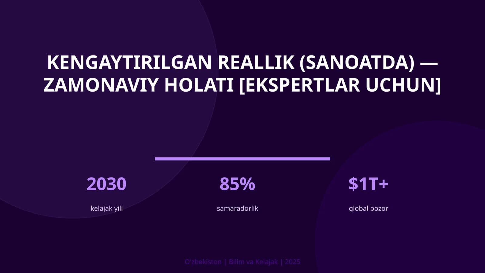 Kengaytirilgan reallik (sanoatda) — zamonaviy holati [ekspertlar uchun]