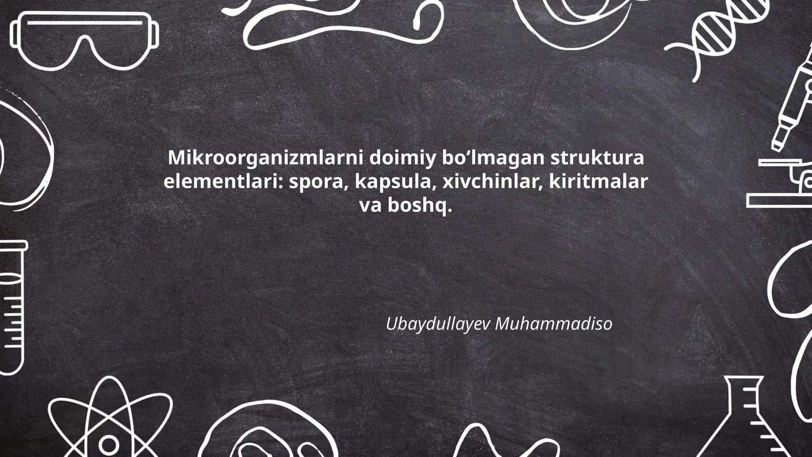 Mikroorganizmlarning spora va kapsulasi