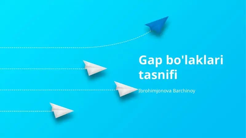Bo'shliq Segmenti Klassifikatsiyasi