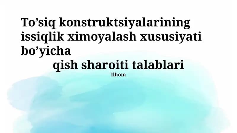 Termal Modernizatsiya