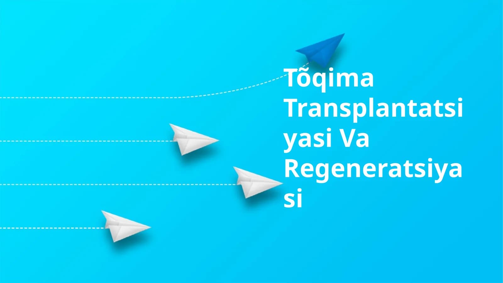 Tõqima Transplantatsiyasi Va Regeneratsiyasi