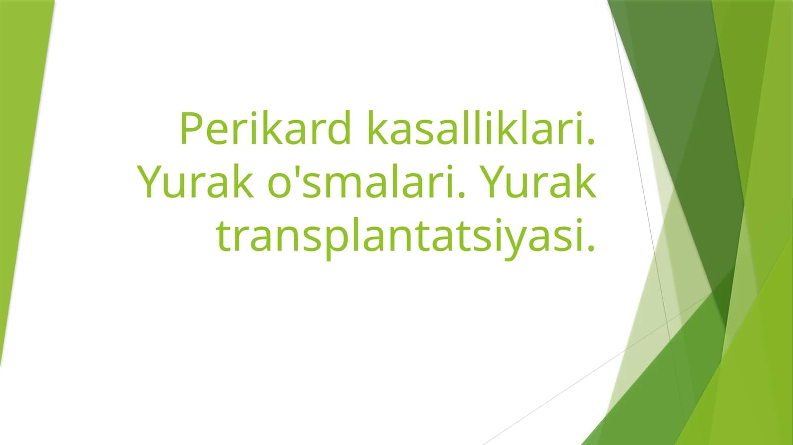 PERIKARD KASALLIKLARI