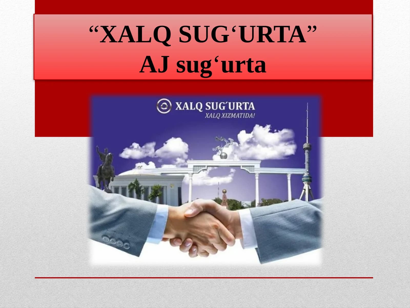 “XALQSUG‘URTA” AJsug‘urta