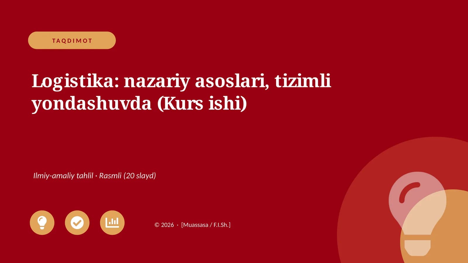 Logistika: nazariy asoslari, tizimli yondashuvda