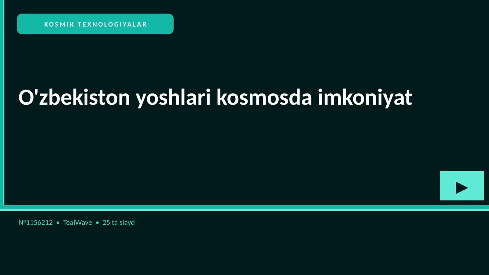 KOSMIK TEXNOLOGIYALAR