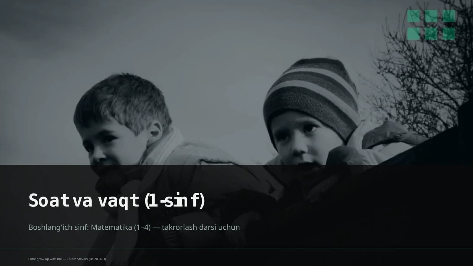 Soat va vaqt (1-sinf)