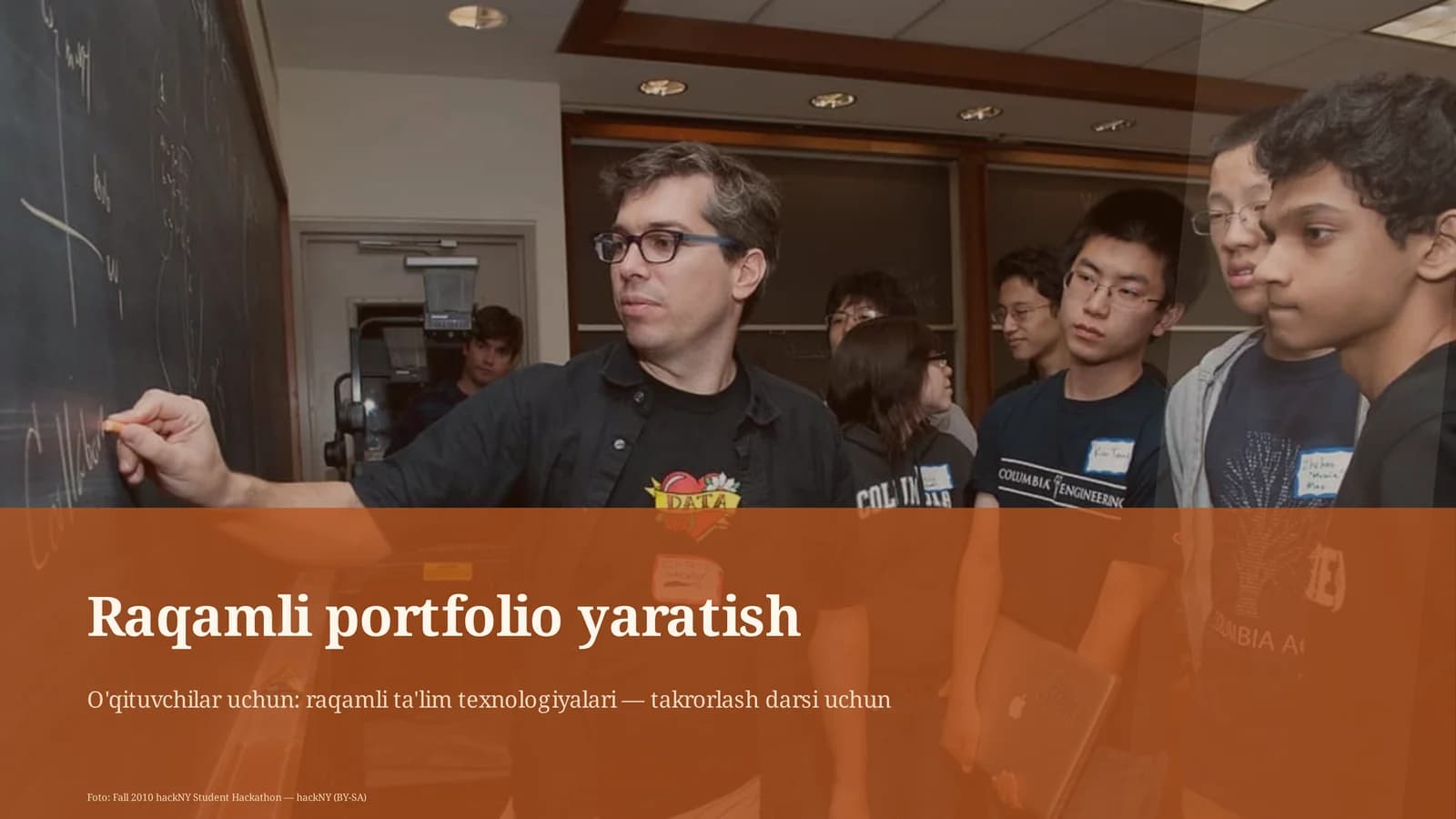 Raqamli portfolio yaratish