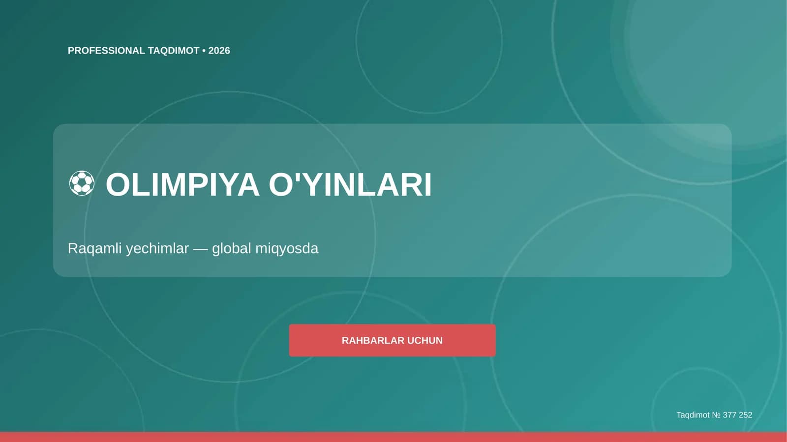 OLIMPIYA O'YINLARI