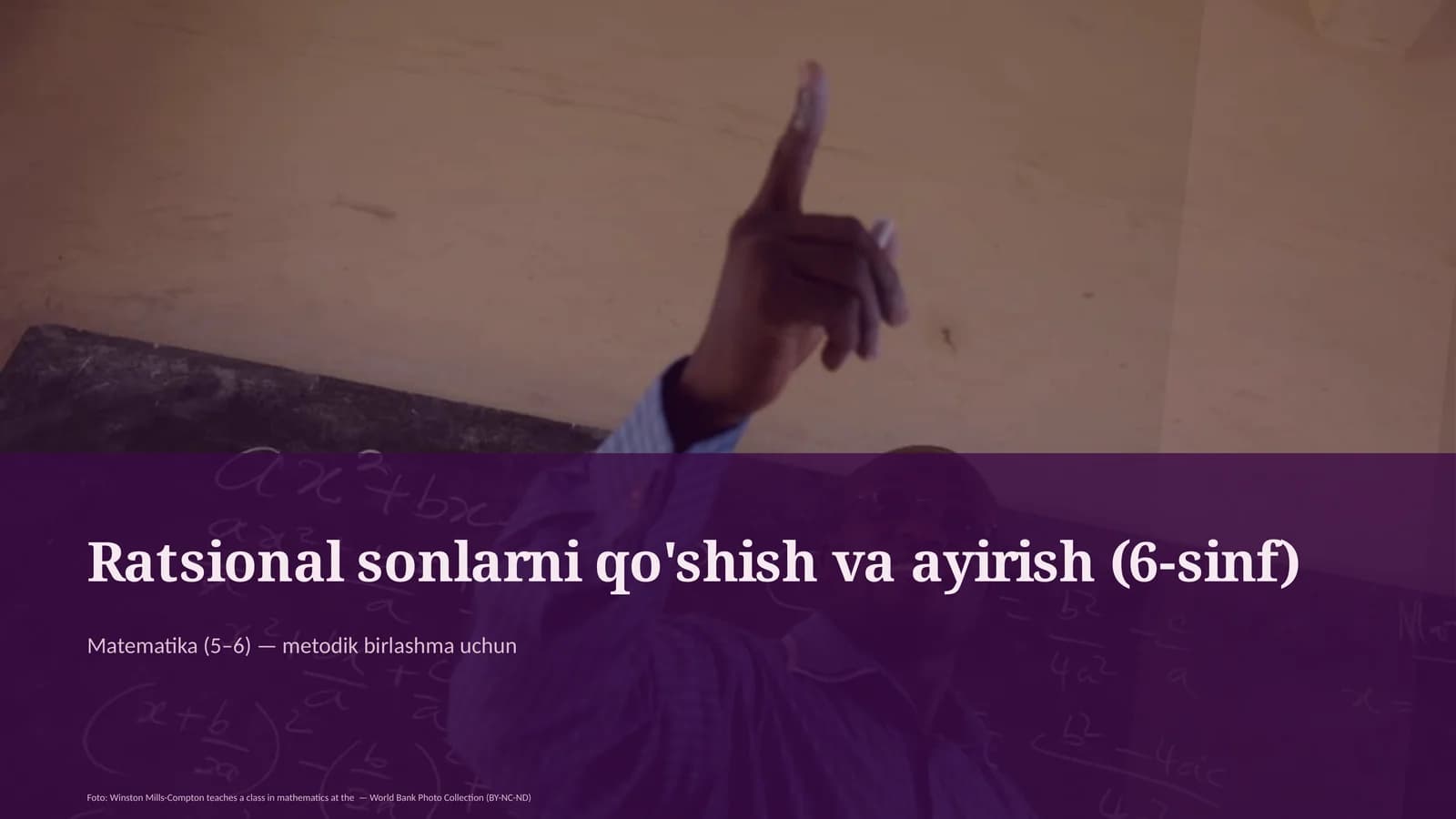 Ratsional sonlarni qo'shish va ayirish (6-sinf)