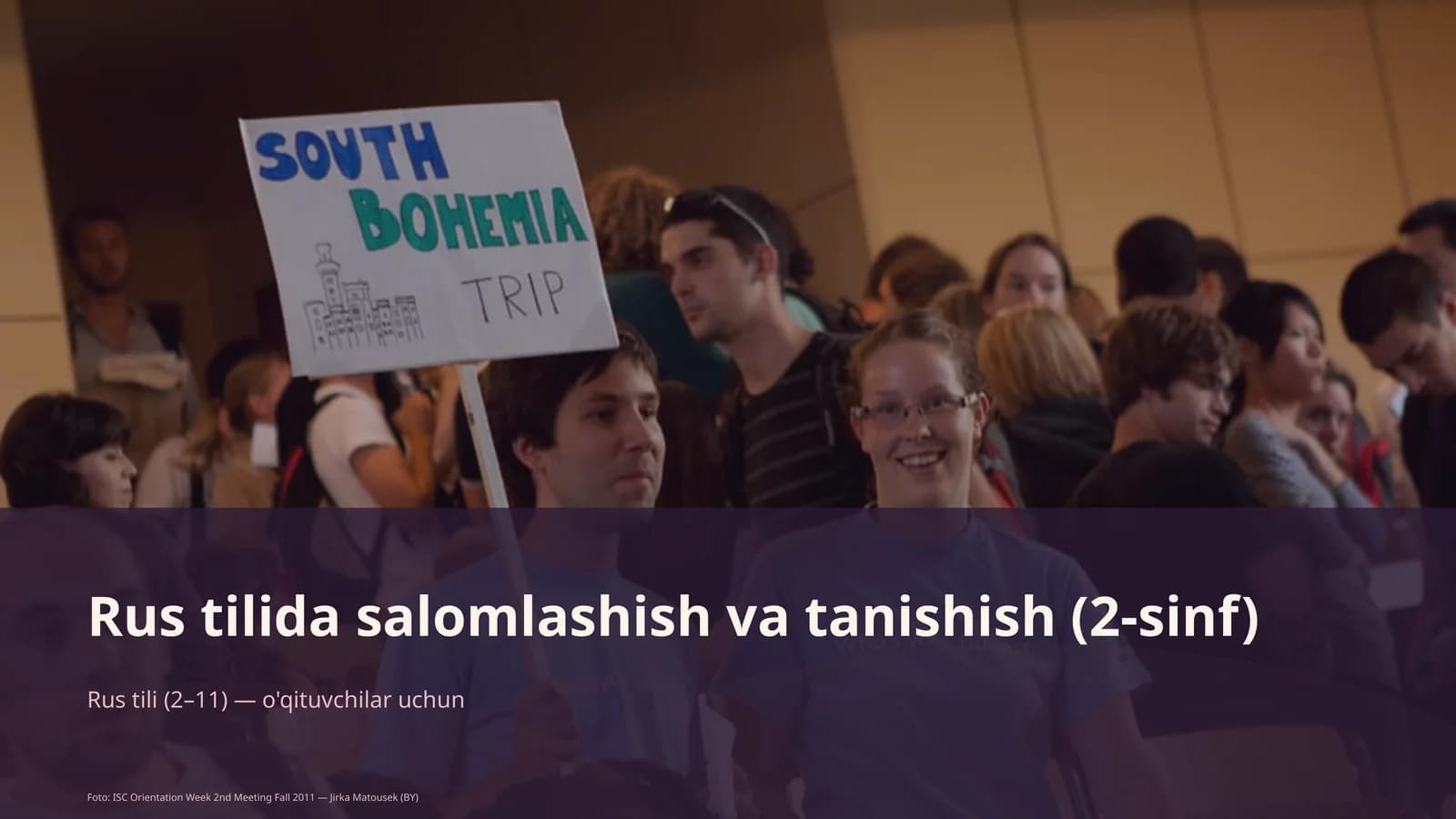Rus tilida salomlashish va tanishish (2-sinf)