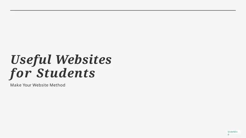 Introduction to Useful Websites