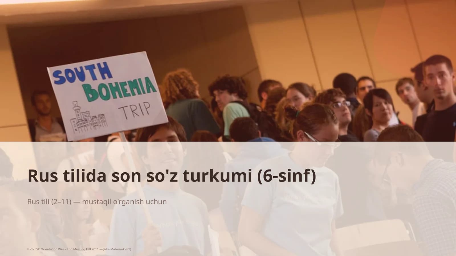 Rus tilida son so'z turkumi (6-sinf)
